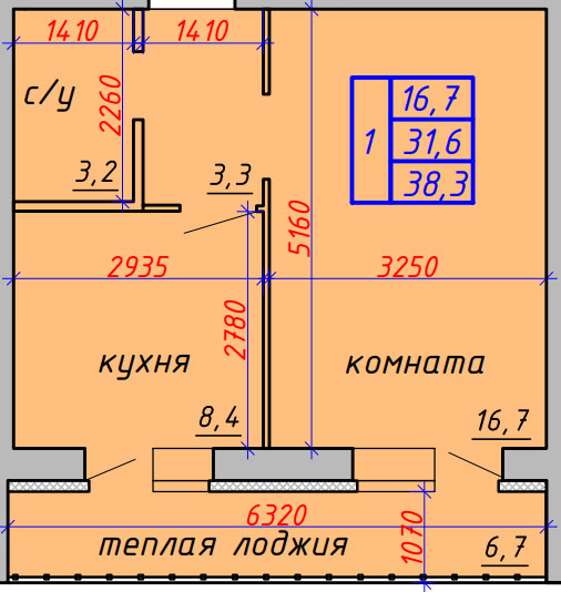 Детальная планировка квартир